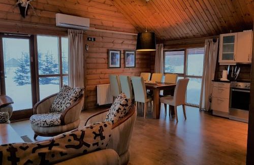 Haukadalur House | Geysir - Modern Log Cabin