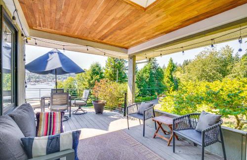 Gig Harbor House | Gig Harbor Home Large Deck, Outdoor Dining Area