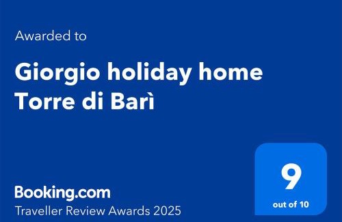 Torre di Bari Apartment | Giorgio holiday home Torre di Barì