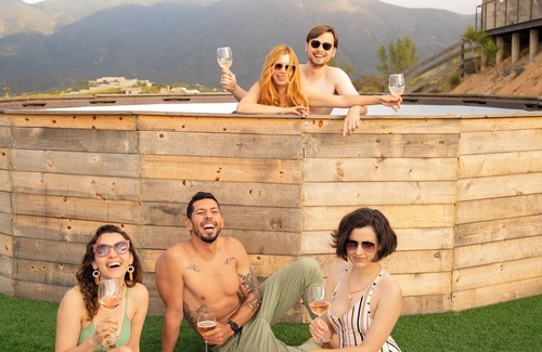 Valle de Guadalupe Cottage | Glamorous modern boutique 6 BR property, with rooftop views