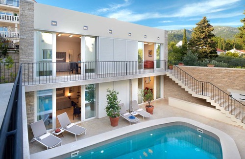 Bol Villa | Golden Beach Villa - waterfront villa with a pool for 16 guests