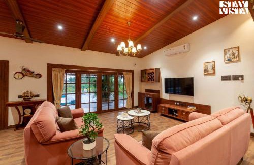 Alibaug Villa | Golden Sunsets by StayVista - Refreshing pool, serene lawn - your tranquil retreat