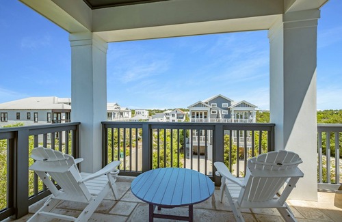 Inlet Beach House | Good Day Getaway— gulf-views w/private pool, minutes walk to beach, Bikes