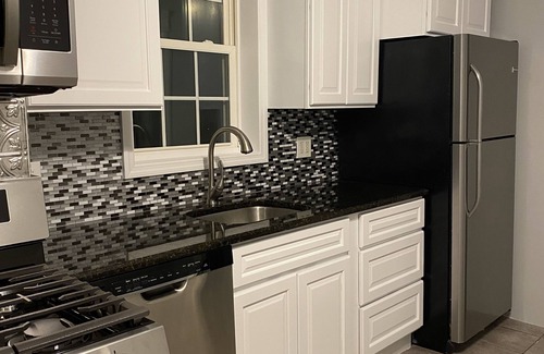 Weehawken Apartment | Gorgeous 2BR w/NYC Skyline Views, Huge Patio & Easy 10-Minute Commute!