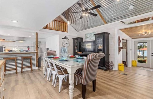 Flint House | Gorgeous Lake Front Retreat, Private Dock and Boathouse!