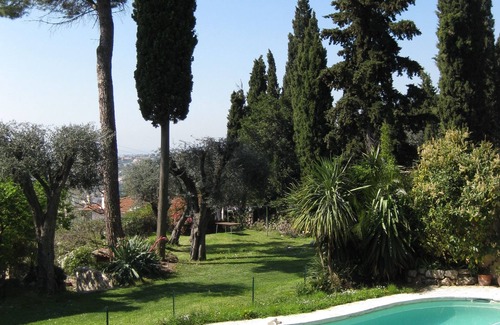 Gairaut House | Gorgeous stone farmhouse villa with seaview, heated pool