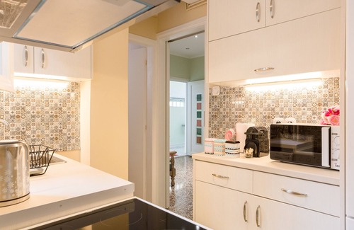 Petralona Apartment | Grandma's Chic & Bright Athenian home with a Patio