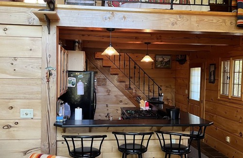 Maryland House | Great Catch Cabin - Exquisite Log Cabin on Goodyear Lake w/hot tub