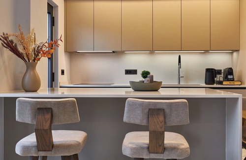 Agios Dimitrios Villa | Grey Stones Villa Luxurious maisonette villa with private pool