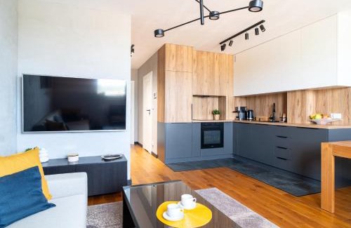 Biezanow - Prokocim Apartment | Grey Wall Apartment Kraków