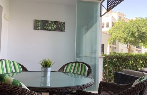 Jeronimo y Avileses y Balsicas de Arriba Apartment | Ground Floor apartment Hacienda Riquelme , views of pool and mountains.