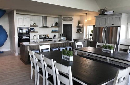 Fish Haven House | Group Vacation Spot with Private Beach Access, Pool, Hot Tub, and Indoor Slides