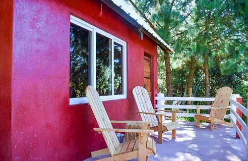Tecpan Guatemala House | Cozy Loft Cabin on a private mountain. Terrace with views of the volcanoes.