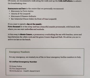 Recanati Old Town House | Guesthouse sul colle