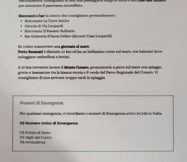 Recanati Old Town House | Guesthouse sul colle