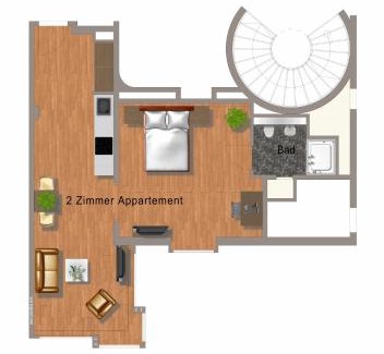 Unterstrass Apartment | Guggach Apartôtel