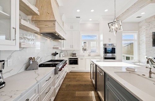 Kiska Beach House | Gulf Front mansion in PCB w/private pool & hot tub + beach access | Sleeps 36