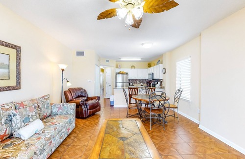 Gulf Shores Condo | Gulf front getaway w/panoramic beach views & a shared, heated pool