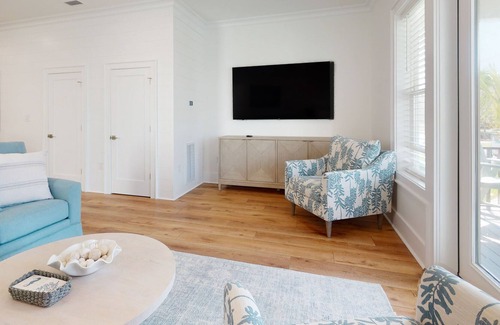 Gulf Shores House | Gulf-view house with heated pool, balcony, patio, central AC, & W/D