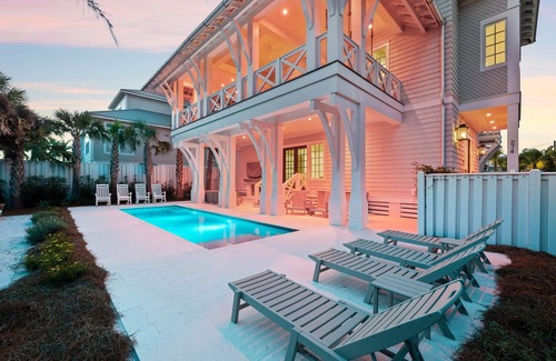 Inlet Beach House | Gulf Views, Private Heated Pool, Steps to Beach, Rooftop | Kayaks, 6 Bikes