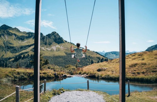 Damuels Apartment | Hölderle Damüls - mountain view #12