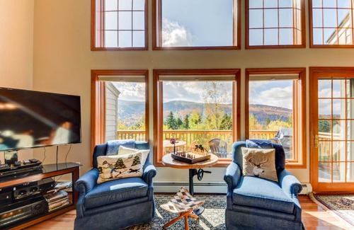 Bretton Woods Villa | H4 Ski Slope Views! Bretton Woods condo with easy access to Mt Washington, Skiing, White Mountains!
