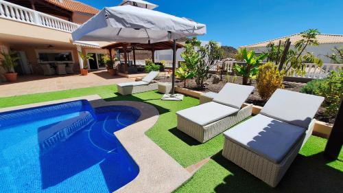 Costa Adeje Villa | Happiness Chalet with Heated Swimming Pool
