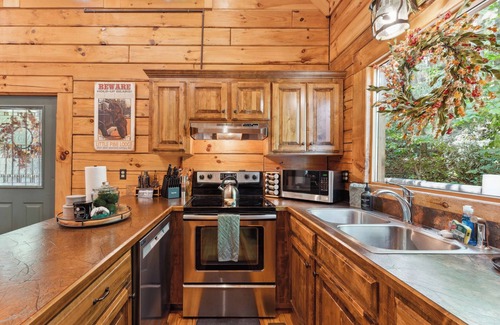 Wears Valley Cabin | Hidden Gem, 1mi to GSMNP! King Bd+Loft, Fireplace, Treehouse Vibes & BEARS!
