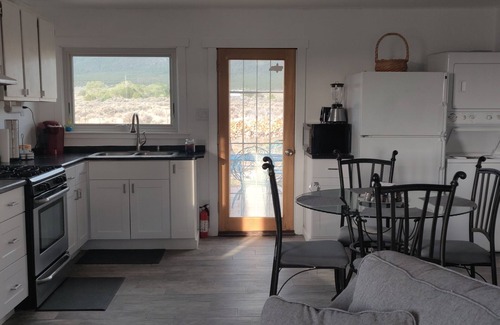 Jaroso Cabin | Hidden Haven: Open Concept Inside, Dramatic Views Outside