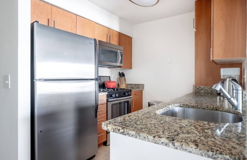 West End Apartment | Hip Foggy Bottom 1BR w/Gym, Pool, W/D, nr. IMF & Metro, by Blueground