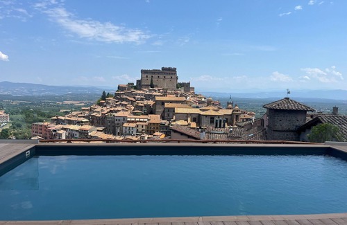 Soriano nel Cimino Apartment | Historic Studio | 17th Century Resort | Sleeps 2