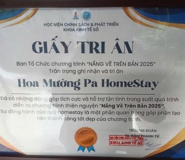Mai Chau House | Hoa Mường Pa Homestay
