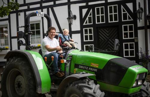 Niederberndorf Apartment | Hof Köhne - Haus am Spielplatz - Wohnung Kuh