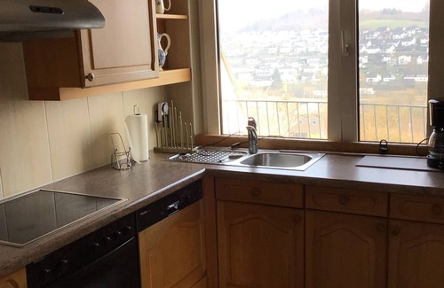 Balve Apartment | Holiday Apartment 'Balver Aussicht' with Private Garden, Balcony and Wi-Fi