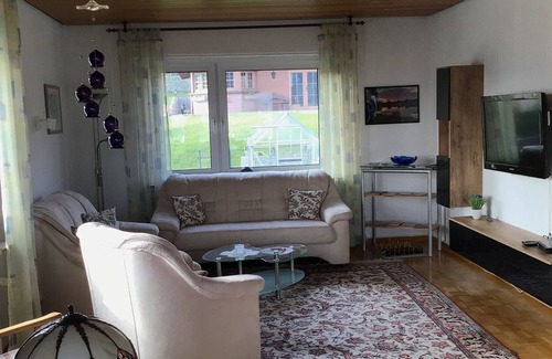 Balve Apartment | Holiday Apartment 'Balver Aussicht' with Private Garden, Balcony and Wi-Fi