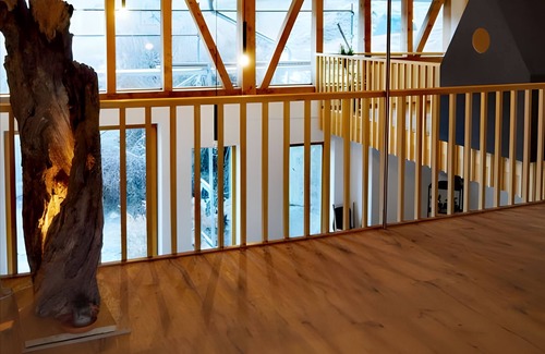 Schonach im Schwarzwald Apartment | Holiday Apartment 'Rusticana' with Mountain View, Shared Terrace and Wi-Fi