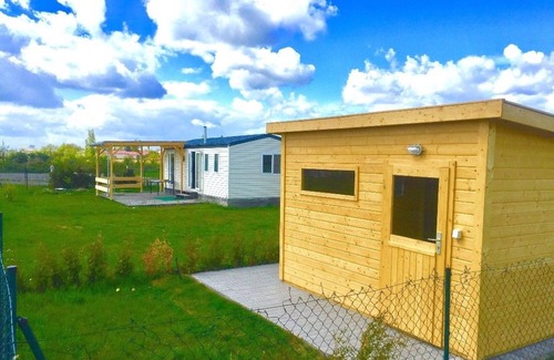 Lobnitz House | Holiday at the lake with private beach near Leipzig /Sauna- Holiday home for max. 5 PAX