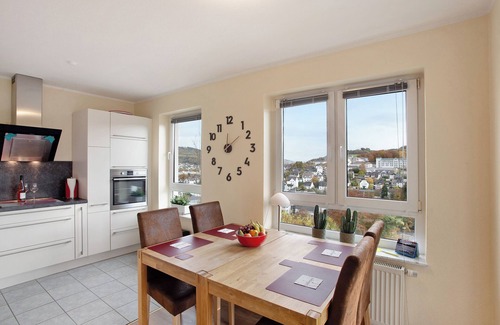 Meschede Apartment | Holiday flat "FeWo am Hennesee" with balcony and far view