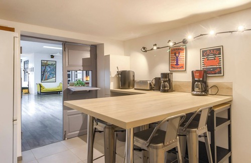 Brech Cottage | Holiday Home 'An Alré - Piscine - Spa - Ciné' with Private Pool, Private Terrace and Wi-Fi