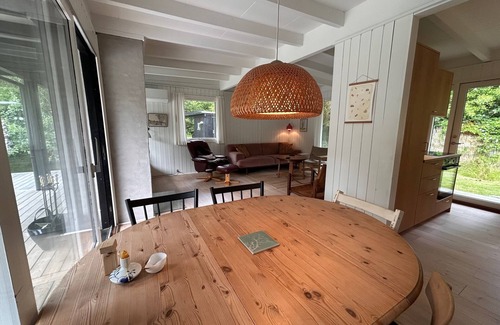 Hojby Cottage | Holiday home by Denmark's best beach, with large terrace & family activities