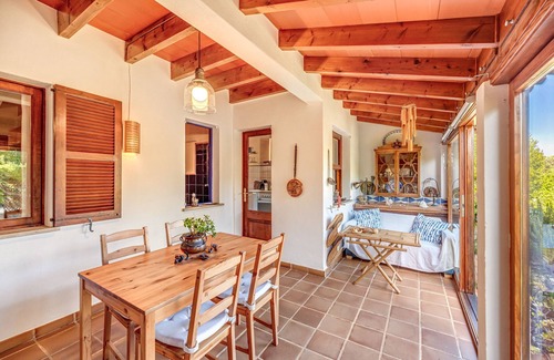 Campos House | Holiday Home "Can Om" with Garden, Terrace, Shared Pool & Wi-Fi