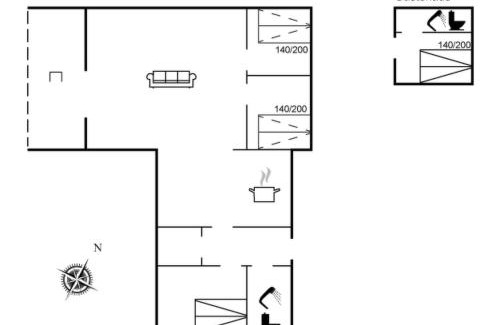 Bratten Strand House | Holiday Home Dorthea - 200m from the sea by Interhome