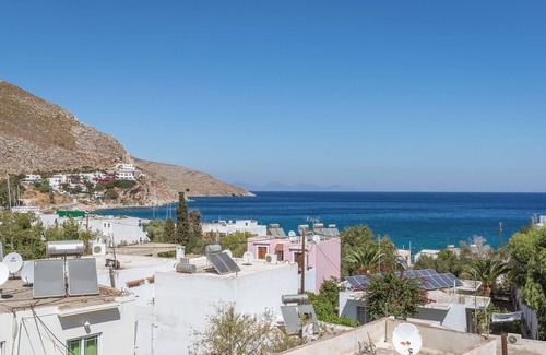 Livadia House | Holiday Home 'Olympus Tilos Apt Double A2 ' with Mountain View, Wi-Fi and Air Conditioning