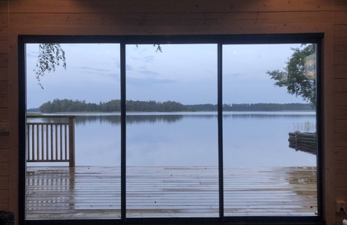 Lockna Cottage | Holiday home Sweden by the lake bolmen with sauna, fireplace and boat