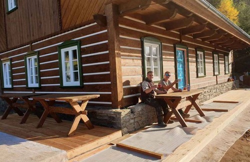 Horni Marsov House | Holiday home with fireplace and nice orientation