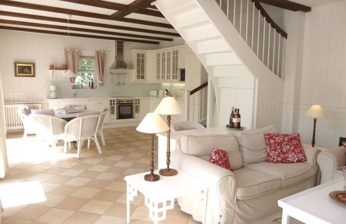 Klein Bollhagen House | Holiday house "Seepferdchen" with garden, fireplace, internet DSL WiFi, sauna