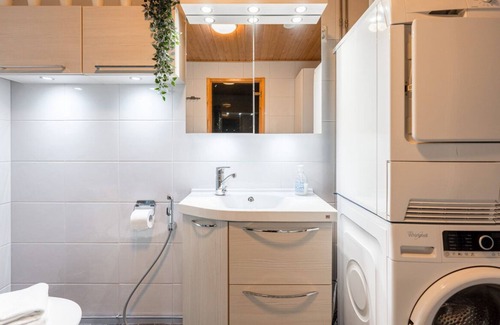 Tampere Apartment | Homelike 1BR with Sauna, Free Parking & Balcony