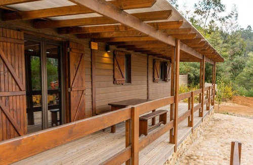 Branca Ski Chalet | Homerez - Chalet for 6 ppl. with shared pool at Branca - Albergaria-a-Velha