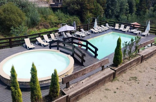 Branca Ski Chalet | Homerez - Chalet for 6 ppl. with shared pool at Branca - Albergaria-a-Velha