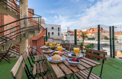 Espinho Apartment | Host Wise - Spacious Fresh Flat w Terrace - Near Sea